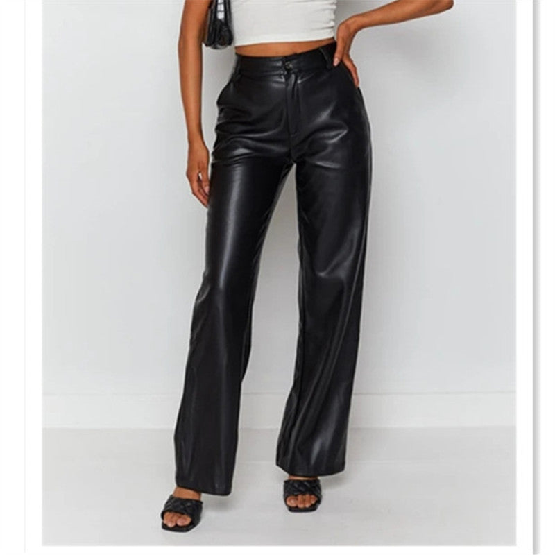 High Elastic PU Leather Pants Leggings