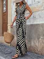 Chic Printed Wide-Leg Jumpsuit