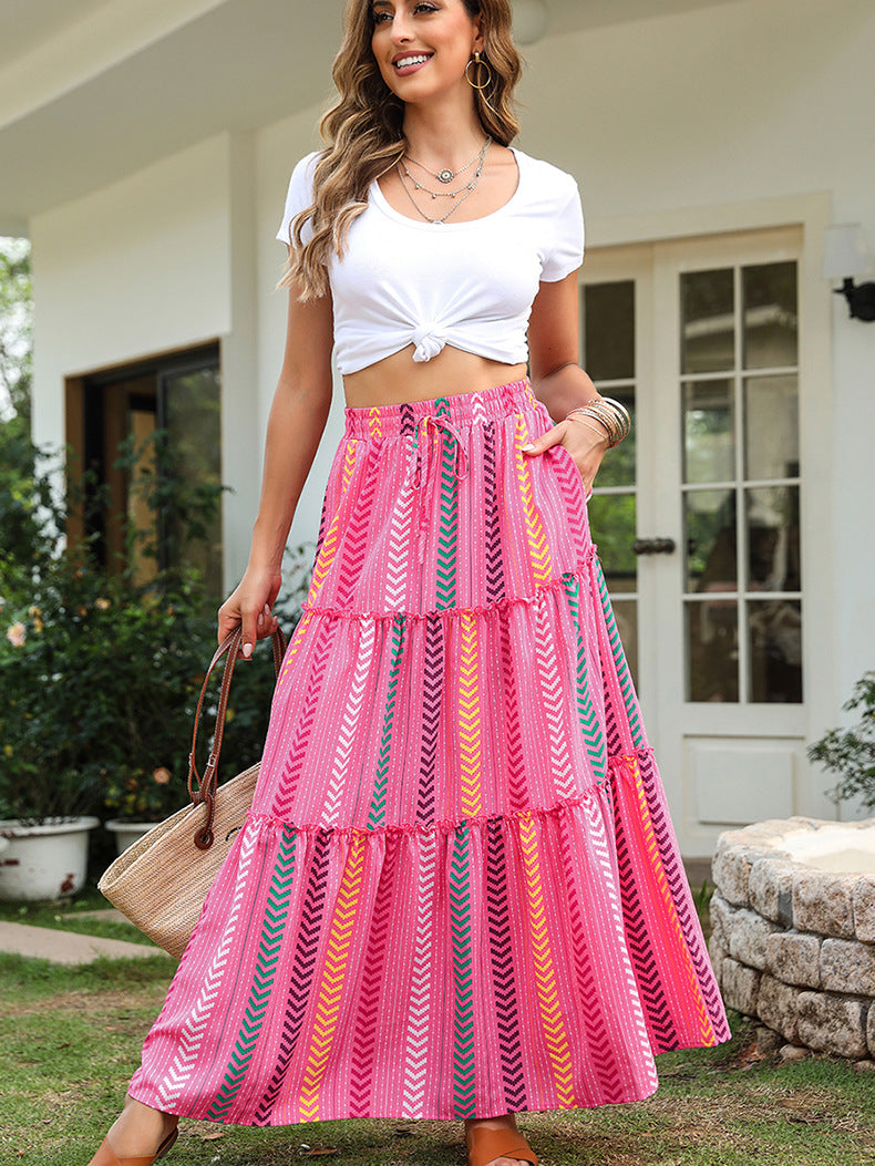 Loose Casual High Waist skirt