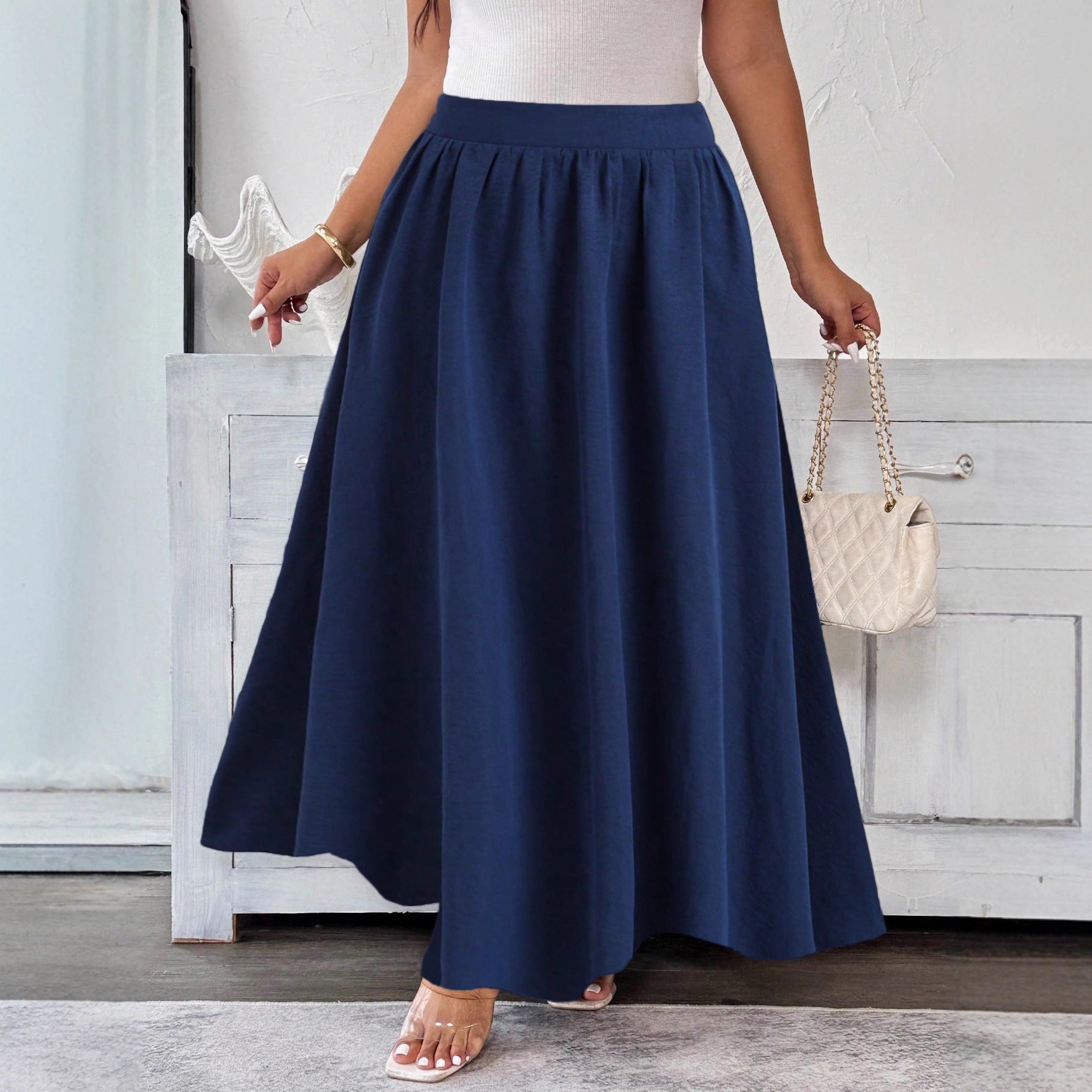 Temperament High-end Large Swing Skirt